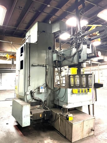 Froriep #KE-16-Super, 4-Axis CNC vertical boring mill w/ram & turret head, Fanuc 18TT, 71" swg, 63" chk, 2006 - Image 10