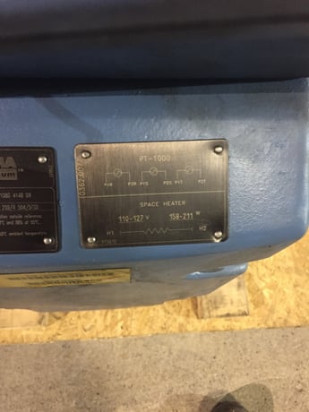 200 HP 1785 RPM WEG, Frame 504/5TSD, 460 Volts 1080-4148-09 Atlas Copco WP895 - Image 4