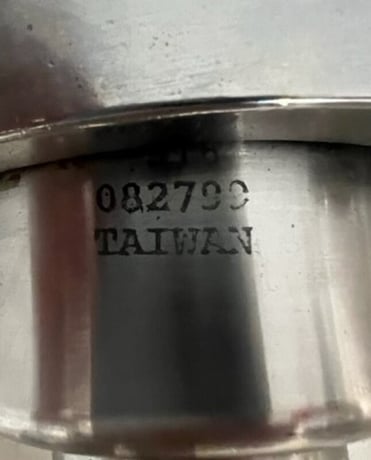 1-1/2" Tri-Clamp, 316L Stainless Steel check valve, (2 available) - Image 3