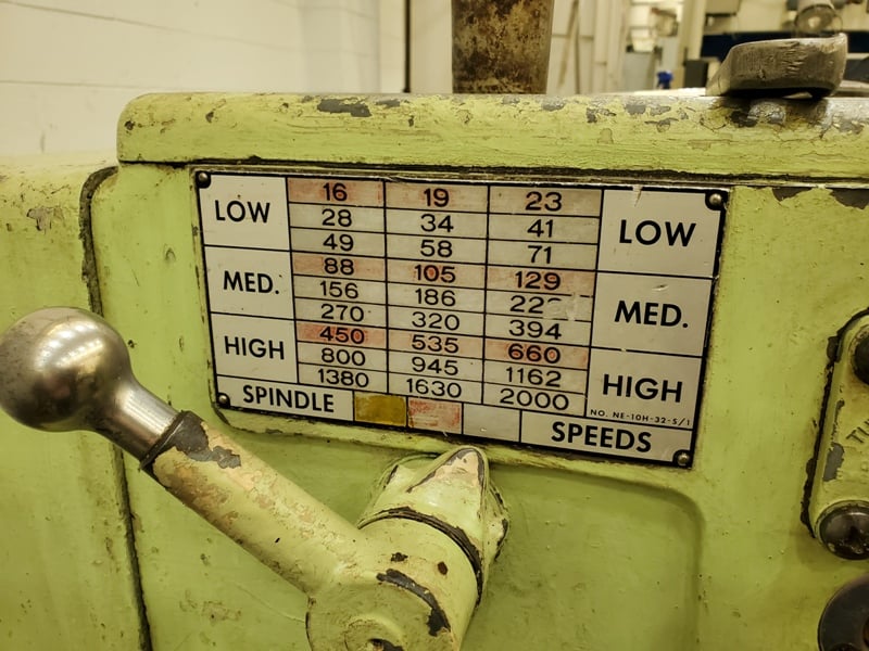 20" x 144" LeBlond #2013 Standard, engine lathe, 13" swing over cross slide, 4-jaw 18" chuck, 20 HP, 1958 - Image 3