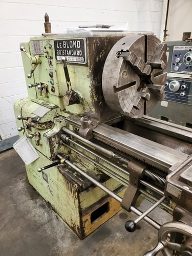 20" x 144" LeBlond #2013 Standard, engine lathe, 13" swing over cross slide, 4-jaw 18" chuck, 20 HP, 1958 - Image 5