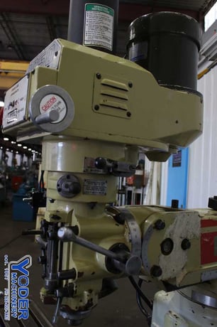 Willis Microcut #1050-II, ram type vertical mill, 10" x50" table, 3 HP, 2-Axis AcuRite digital read out - Image 8