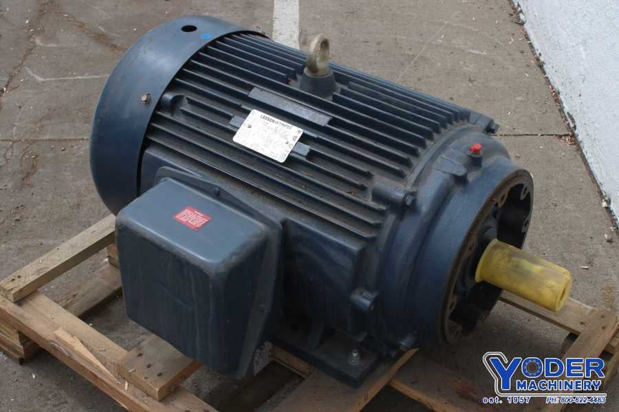 75 HP 1782 RPM Leeson C365T17FK1, Frame 365TC, TEFC, cont duty, 230/460 Volts, new, #76577 - Image 7