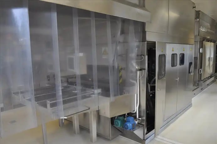 Cleaning Machine, Steriline #VQ1F44, Libra sterilization tunnel, 35000 vial/hr, 3 or 4 ml vial, 1995, S42848 - Image 7