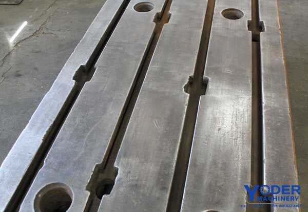 40" x 77-3/4" T-slotted riser table, 4 T-slots, #62464 - Image 4