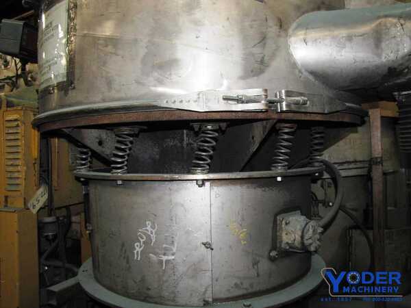 Sweco #XS48, Vibro Energy separator, 48" bowl diameter, 5-3/4" & 7-1/2" top holes, #52700 - Image 7