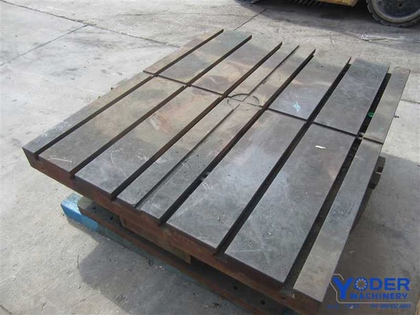 50" x 60" Cincinnati air lift rotary table, 6 T-Slots, #57686 - Image 2