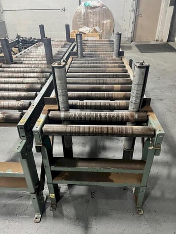 24" wide x 10' long Roller conveyors, (4 available) sections - Image 2