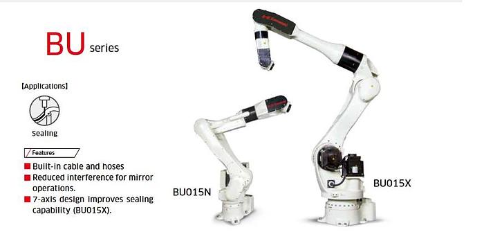 Kawasaki, BU015X, E52 controller, 7-Axis sealing/dispensing tobot, Teach pendant, brand new, #104979 - Image 2