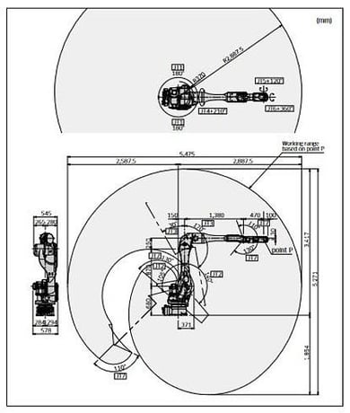 Kawasaki, BU015X, E52 controller, 7-Axis sealing/dispensing tobot, Teach pendant, brand new, #104979 - Image 4