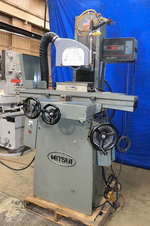 6" x 12" Mitsui #MSG-200MH, high precision hand feed surface grinder, 8" x 3/4" x 1-1/4" wheel, PMC, Acu-Rite - Image 2