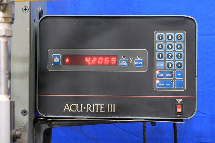 6" x 12" Mitsui #MSG-200MH, high precision hand feed surface grinder, 8" x 3/4" x 1-1/4" wheel, PMC, Acu-Rite - Image 4