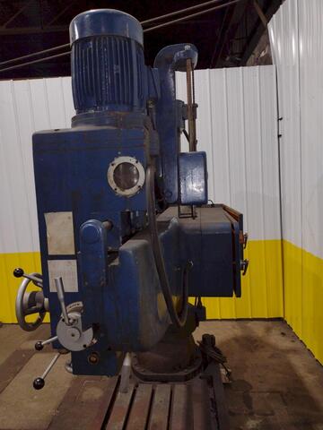 5' -13" Sharp #RD-1600, radial arm drill, 35.5" elevating height of arm, #5MT - Image 5
