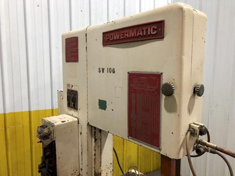 19.5" x 13.5" Powermatic #89, vertical band saw, 1" x 150" blade, variable speed, 20" wheel, blade welder - Image 5