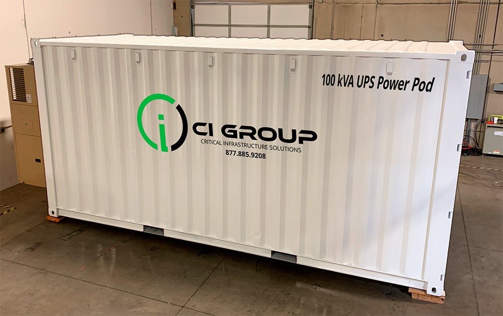 100.0 KVA Eaton, 208 Volts self contained outdoor uninterruptible power supplies system rental power module - Image 1