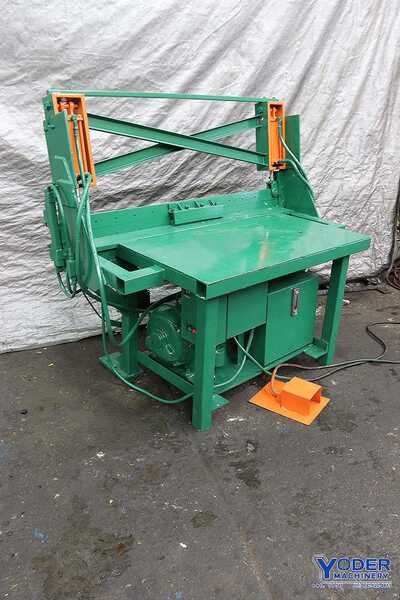 Hydraulic tension stand, 60", 2 cylinders,self contained tank & pump,foot pedal, #69802 - Image 4