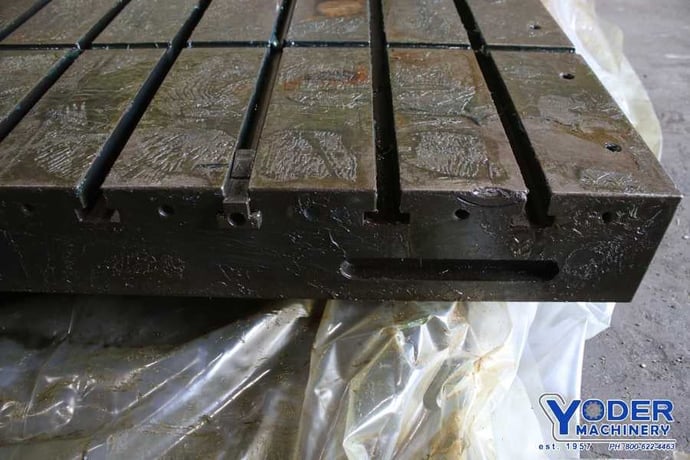 60" L x 40" width x 5-1/4" H, T-slotted bolster plate, #76528 - Image 6