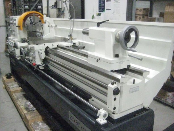 22" x 60" Powerturn, precision lathe with 4-1/8" bore, 13-3/4" swing over cross slide, 10 HP, new - Image 1