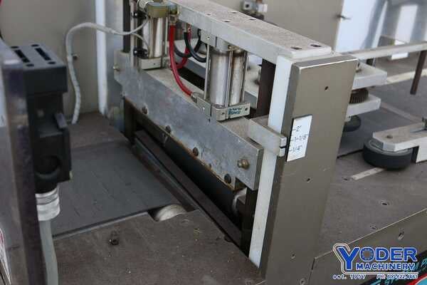 System Packaging #1000-8, wrapper, 2"-8" material width, entry/exit conveyor, #70696 - Image 9
