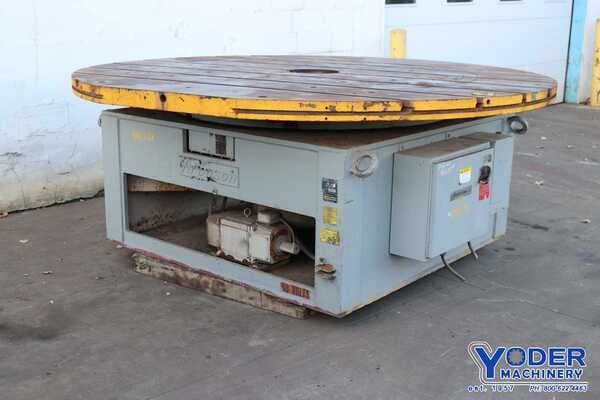 Aronson #FT200-B, welding table, 96" table diameter, 200000 lb. capacity, 10 HP, #72507 - Image 10