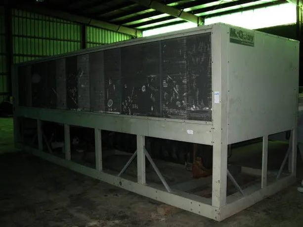 195 Ton, McQuay & Snyder ALR195C-X, Air-Cooled Liquid Chiller, R-22, 380/150 psig, 1995 - Image 8