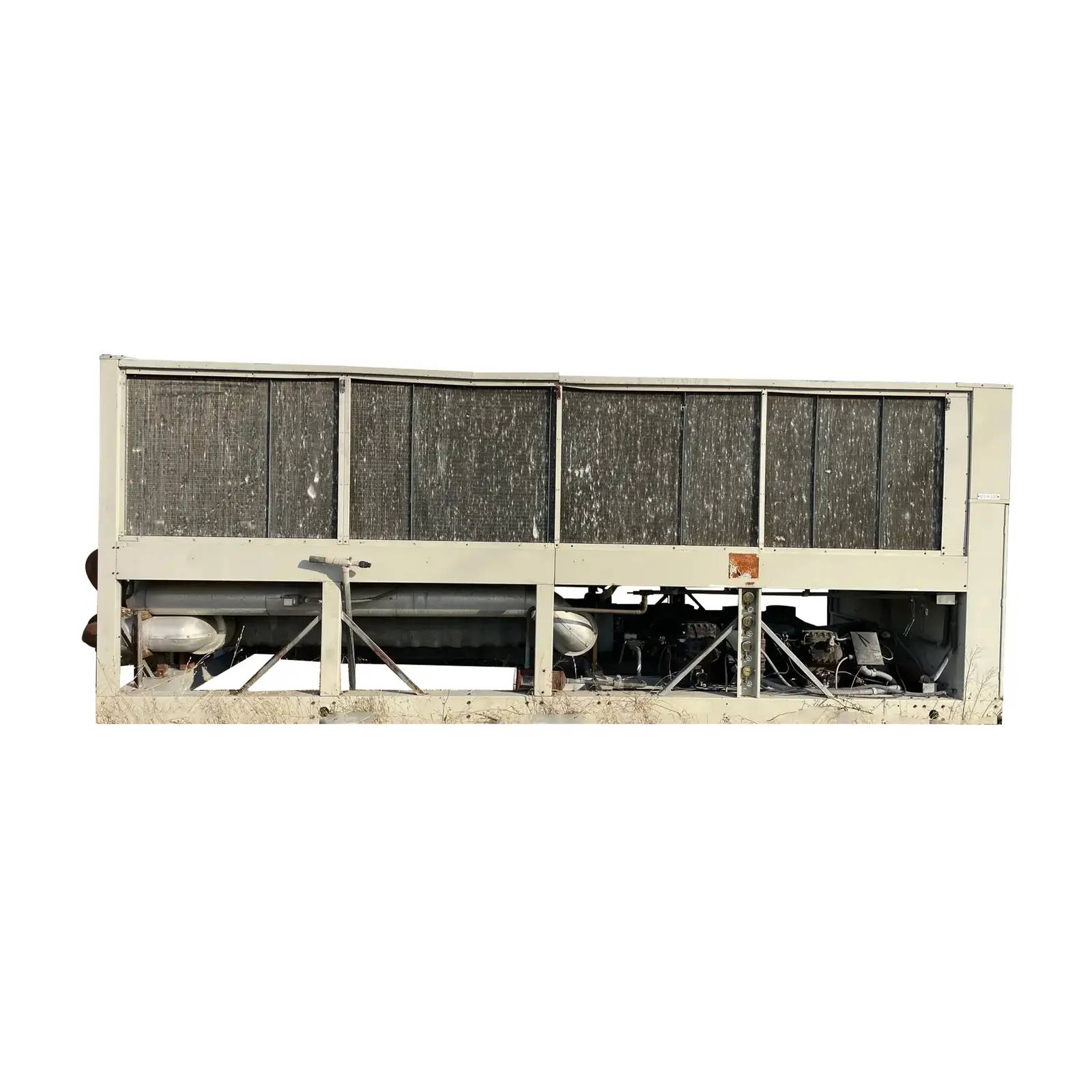 125 Ton, Snyder General ALRC125C, Air cooled Chiller, (4) 35 HP Compressors, (12) Cond. Fan Motor. 1 HP, 1990 - Image 1
