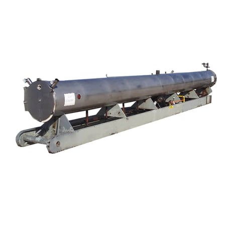 200 Ton, Morris and Associates WRC-RA-3200HSS, Water Chiller, 10 passes, 466 sq.ft., 3" diameter x 33' tube - Image 1