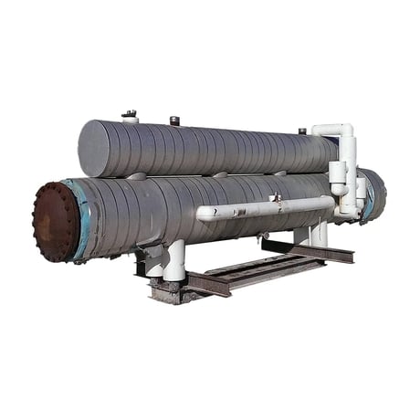 150 Ton, Vilter, Ammonia Shell & Tube Liquid Chiller, 6 passes, 1.25" tube diameter, 4" port - Image 2