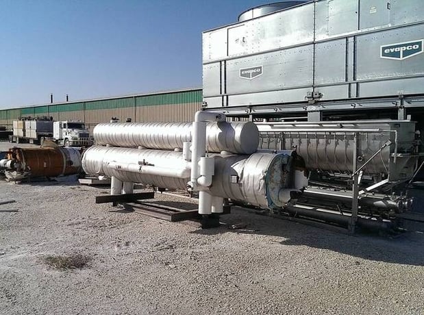 150 Ton, Vilter, Ammonia Shell & Tube Liquid Chiller, 6 passes, 1.25" tube diameter, 4" port - Image 4