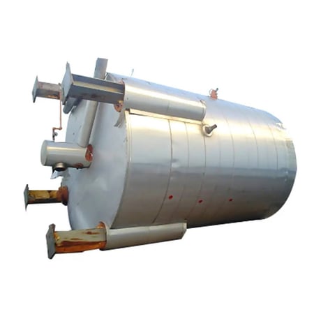 9000 gallon RVS, Vertical Intercooler, 132" diameter x 15' 10" H straight wall, 120" diameter x 186" L tank - Image 1