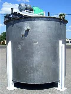1600 gallon Graver Tank & Mfg. Co., Inc., Inner Dimpled Jacket Stainless Steel Mixing Tank, 5' 9" straight - Image 5