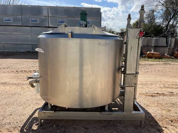 300 gallon Waukesha Cherry Burrell, Process Mixing Agitator Tank Package, 300 GPM, 100 psi, 1997 - Image 5