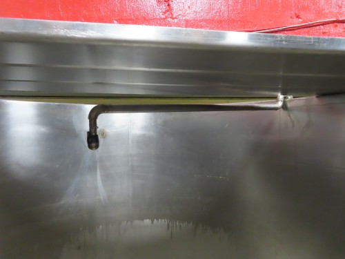 1000 gallon Vertical Stainless Steel tank, 62" dia. x 83" straight wall, flat top w/removable top doors - Image 7