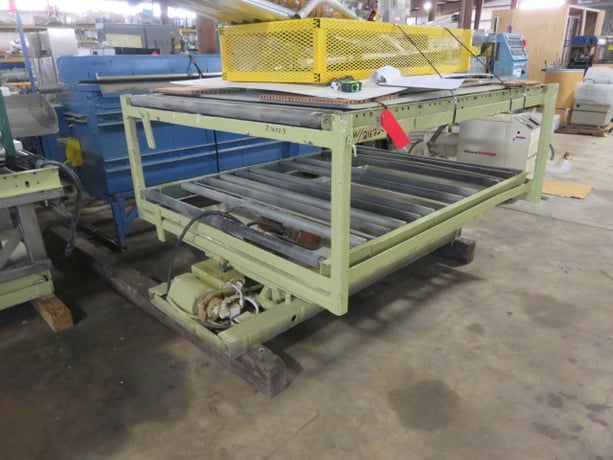 60" Rosenthal sheeter, 6' rolling conveyor, 6' slide conveyor - Image 4