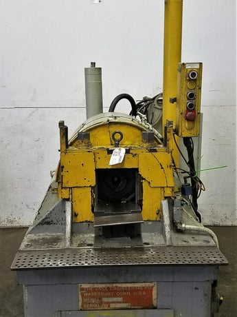 4" Torrington Vaill #511, rotary tube end beading, former & flaring machine, vertical vise design - Image 3