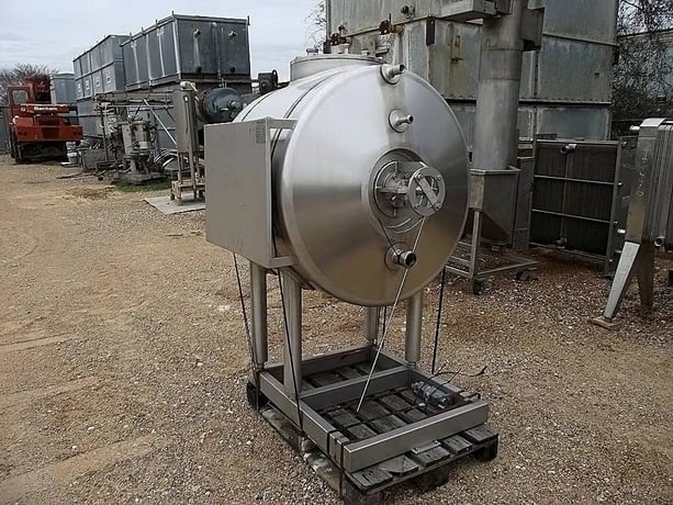 150 gallon Alfa-Laval Aseptic Stainless Steel Tank, vertical, S/N 31802-353 - Image 3