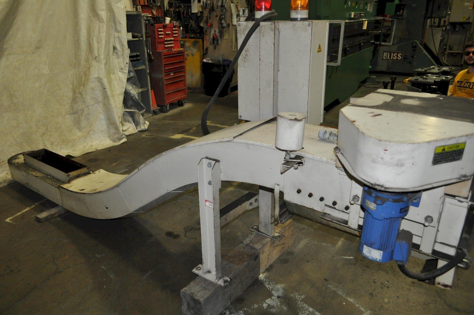 Ohmine, 13' L x 14" W conveyor, 48" base, 2005 - Image 3