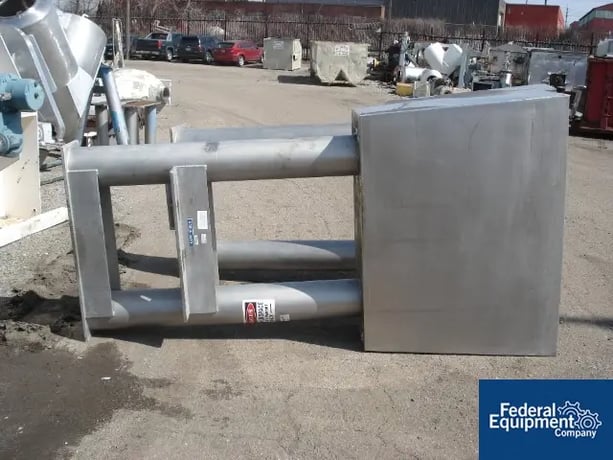 50 cu.ft. Patterson, 304 Stainless Steel twin shell blender, 5 HP, 55# Density - Image 6