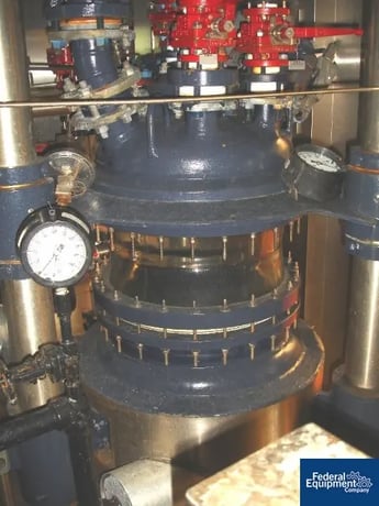 42 gallon R & M Italia Reactor Train, Glass, 160 liter, removable dish top, dish bottom - Image 6