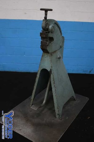 Marchant #6FG, shrinker/stretching machine, 6" throat, 70000 lb.tensile strength, #74901 - Image 1
