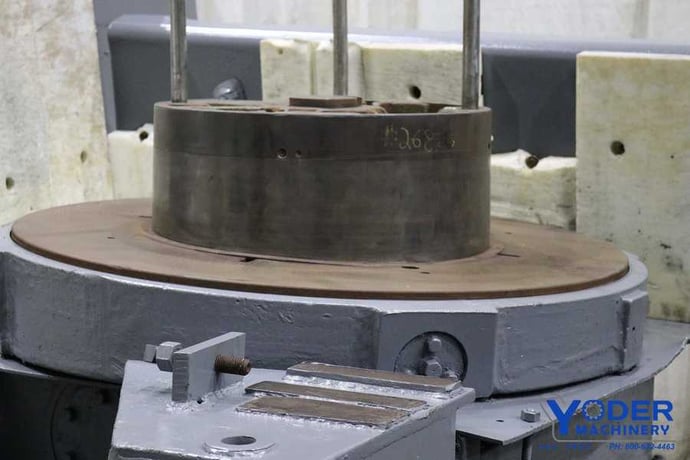 Morgan #6, wire drawing push up block, single deck, 26" block diameter, 48" base diameter, #18688 - Image 6