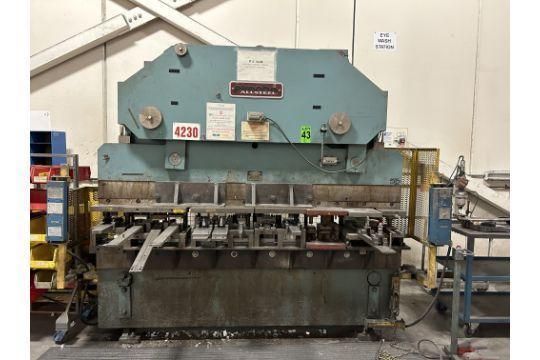 65 Ton, Piranha #65-8, 8' overall, 78" between housing, 6" stroke, 15" DL, foot pedal, 2000 - Image 1