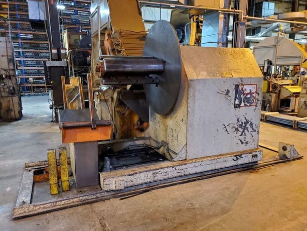 15000 lb. Coe Press Equipment #CPPT-15030, servo feed line, 30" x .250" stock, 72" OD, 20"-24" ID, keeper - Image 2