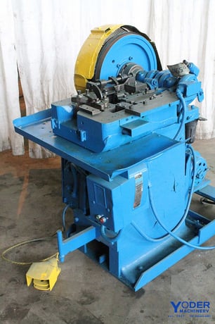 Roberts, single stroke end forming press, clamp slide, 2" clamp stroke, 3 HP, #55409 - Image 10