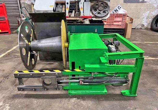 36" x 5" SPM, slitting line, 20000 lb., 16"-20" ID, entry & exit passline roll, hydraulic expansion - Image 8