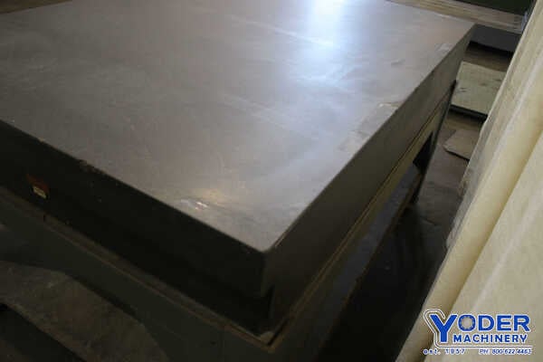 72" x 48" x 12", Rahn, gray granite plate, #75769 - Image 5