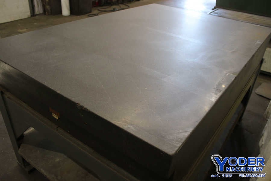 72" x 48" x 12", Rahn, gray granite plate, #75769 - Image 6