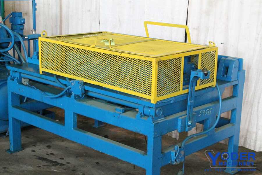 Roberts #100, push pointer, 3" cap., 4 station rotary clamp blocks, 20 HP, #54535 - Image 3
