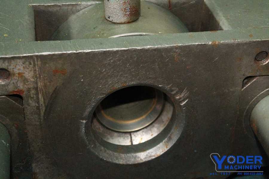 Roberts #100, push pointer, 3" cap., 4 station rotary clamp blocks, 20 HP, #54535 - Image 8