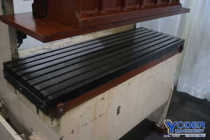 40 Ton, Rousselle #4B-48, double crank gap frame press, 3" stroke, 11-1/4" Shut Height, air clutch, #75133 - Image 2